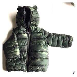 Baby Gap puffer jacket bear ear hood